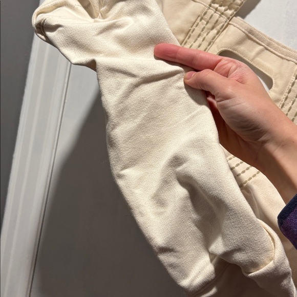FREE PEOPLE caravan cotton cream tote - Picture 5 of 11